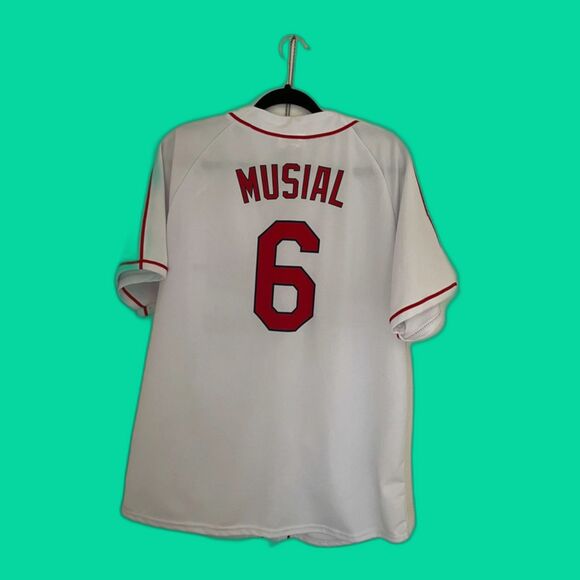 SGA St. Louis Cardinals Stan Musial Jersey Mens Size XL MLB - Picture 2 of 4